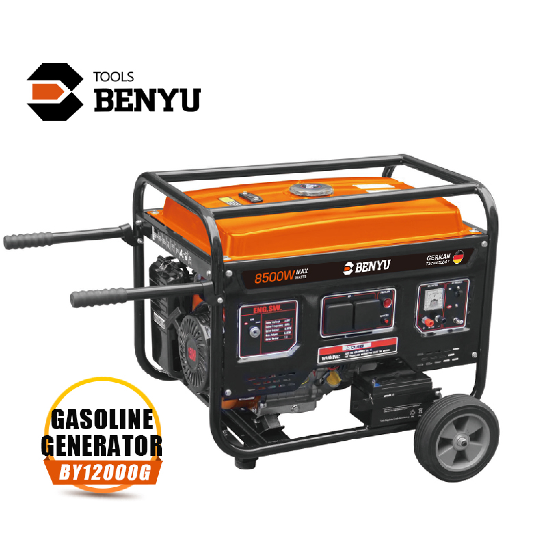 Máy phát điện chạy xăng Benyu BY12000G (17HP)